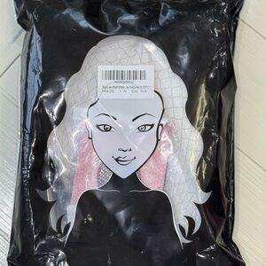 White Bob with Bangs Wig